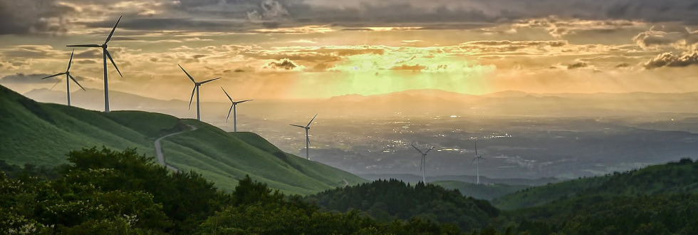 nachhaltige saubere  Energiegewinnung Banner